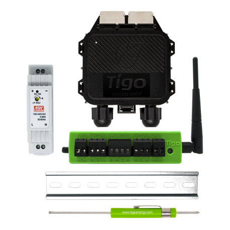 Tigo CloudConnect Advance Kit včetně TAP a zdroje na DIN lištu