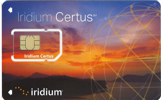 SIM pro  Iridium Certus